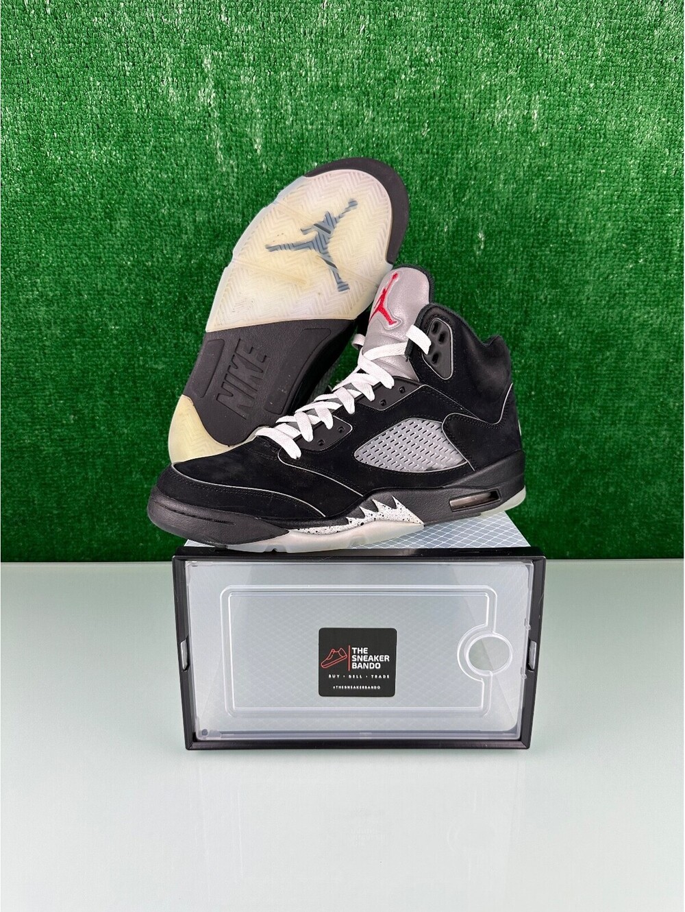 Size 8.5 - Air Jordan 5 Retro OG Black Metallic Reimagined